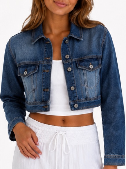Taxi Premium Dark Blue Denim Jacket